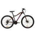 Велосипед 27.5" Formula MYSTIQUE 1.0 2020 (черно-оранжевый с сиреневым)