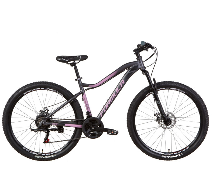 Велосипед 27.5" Formula MYSTIQUE 2021 (черно-розовий с синим)