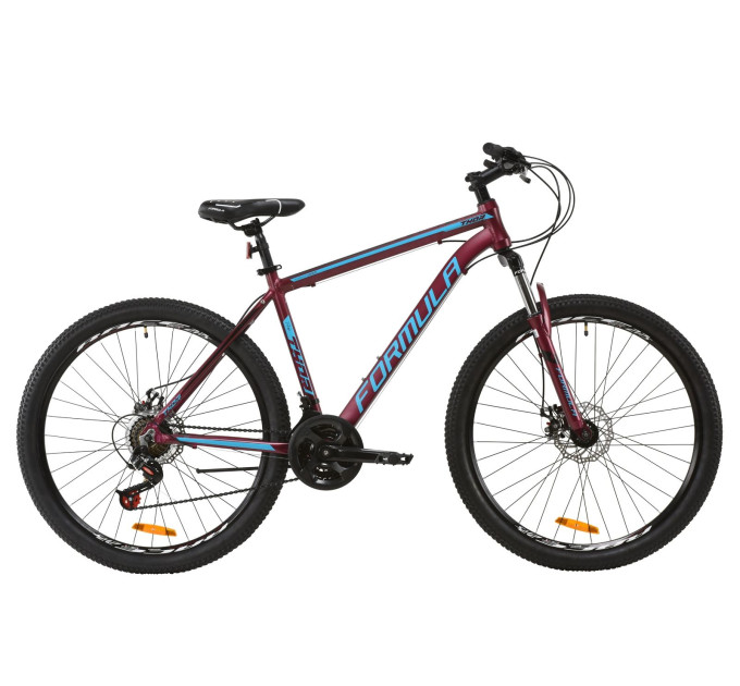 Велосипед 27.5" Formula THOR 2.0 2020 (бургундський з чорним та синім)