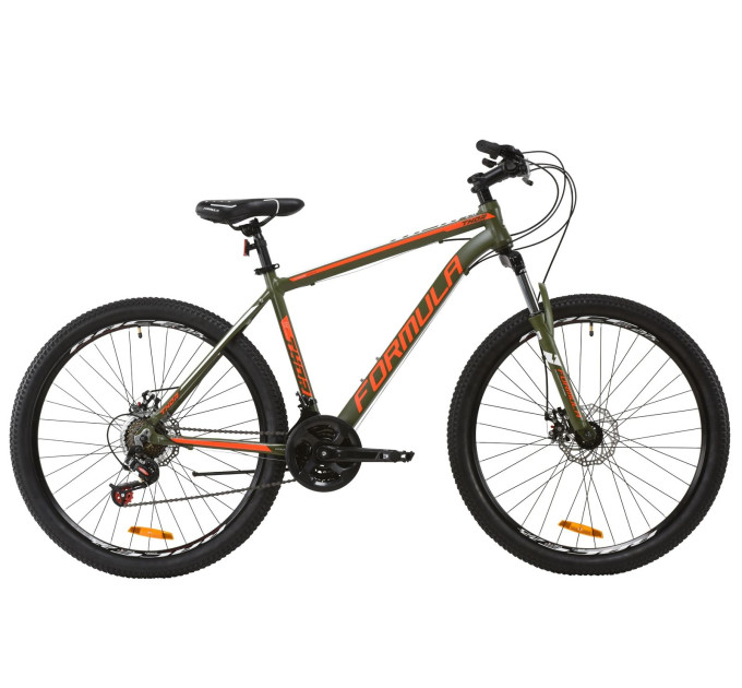 Велосипед 27.5" Formula THOR 2.0 2020 (хаки с красным и белым)
