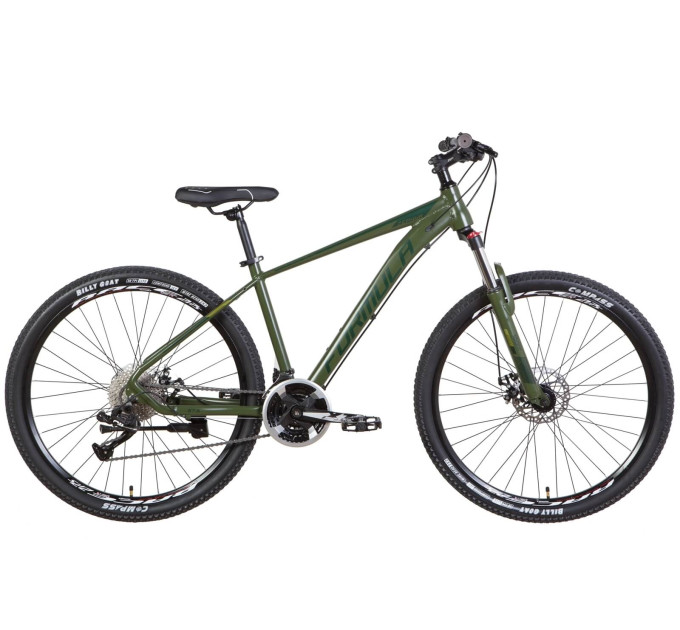 Велосипед AL 27.5" Formula ZEPHYR 2.0 AM DD 2022 (темно-зелений)