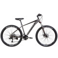 Велосипед AL 27.5" Formula ZEPHYR 3.0 AM DD 2022 (темно-сріблястий з чорним)