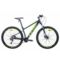 Велосипед 27.5" Leon XC-70 2021 (антрацитово-жовтий із чорним)