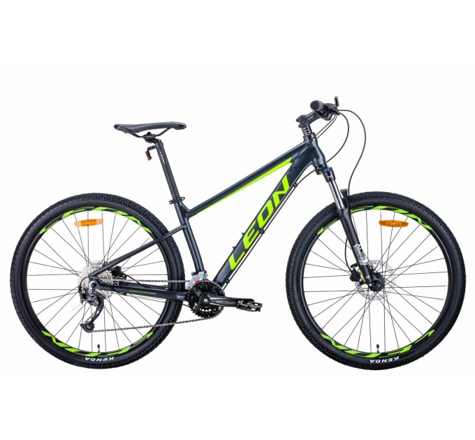 Велосипед 27.5" Leon XC-70 2021 (антрацитово-жовтий із чорним)