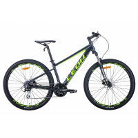 Велосипед 27.5" Leon XC-80 2021 (антрацитово-жовтий із чорним)