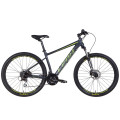 Велосипед AL 27.5" Leon XC-80 SE AM Hydraulic lock out HDD 2022 (антрацитово-желтый с черным)