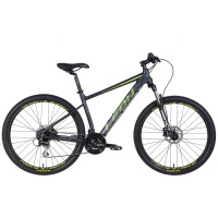 Велосипед AL 27.5" Leon XC-80 AM Hydraulic lock out HDD 2022 (антрацитово-жовтий з чорним)