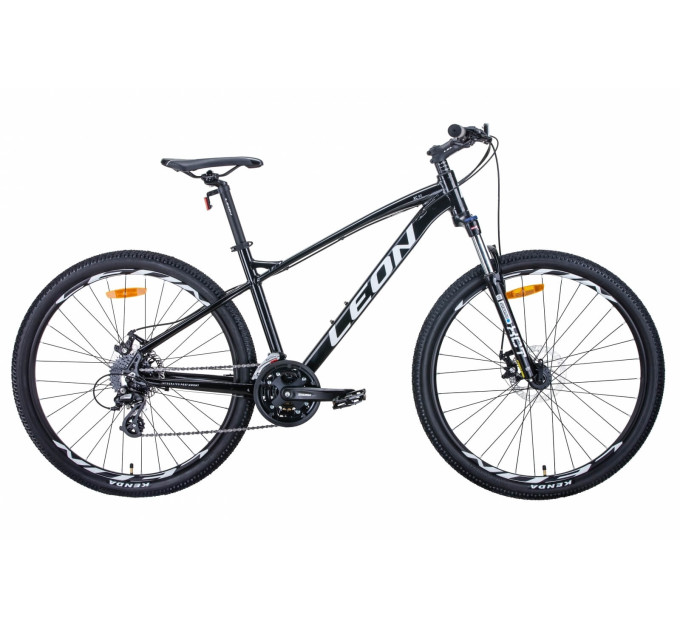 Велосипед 27.5" Leon XC-90 2021 (чорно-білий з сірим)