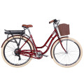 Електровелосипед 28" CORAL рама-19" 350Вт 36В редуктор. 12.5Ач з крепл. до багажн., дисплей, САП сірий 2020