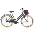 Велосипед 28" Dorozhnik COMFORT FEMALE планет. 2021 (антрацитовий)