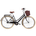 Велосипед 28" Dorozhnik COMFORT FEMALE планет. 2021 (черный)
