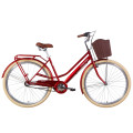 Велосипед 28" Dorozhnik COMFORT FEMALE планет. 2021 (рубіновий)