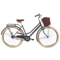 Велосипед 28" Dorozhnik COMFORT FEMALE 2021 (антрацитовий)