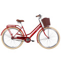Велосипед 28" Dorozhnik COMFORT FEMALE 2021 (рубиновый)