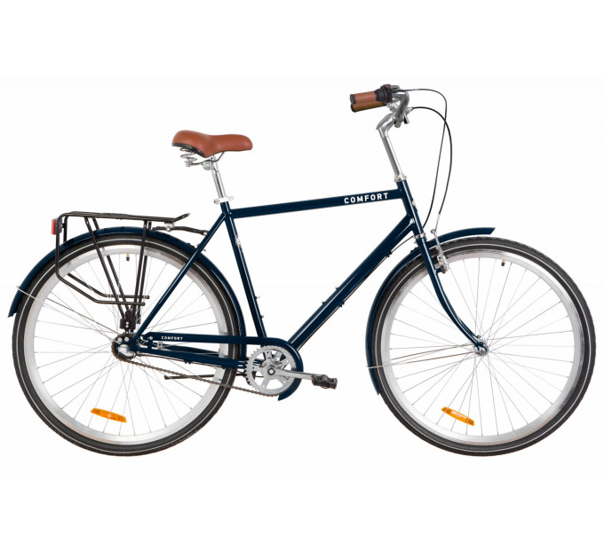 Велосипед 28" Dorozhnik COMFORT MALE планет. 2020 (синій)