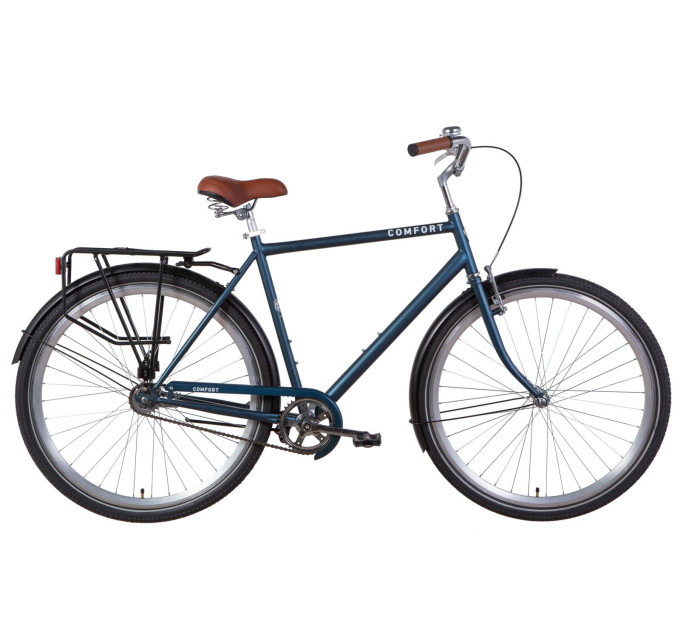Велосипед 28" Dorozhnik COMFORT MALE 2021 (чорний)