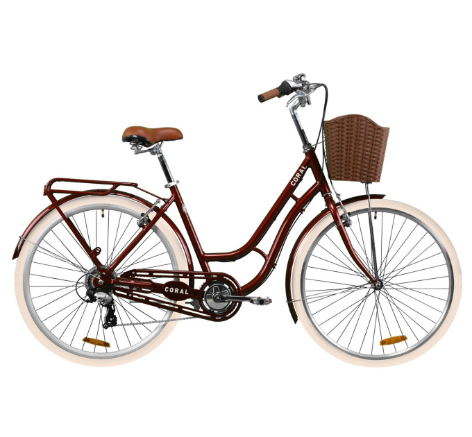 Велосипед 28" Dorozhnik CORAL 2020 (рубиновый)