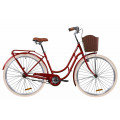 Велосипед 28" Dorozhnik RETRO 2020 (рубіновий)