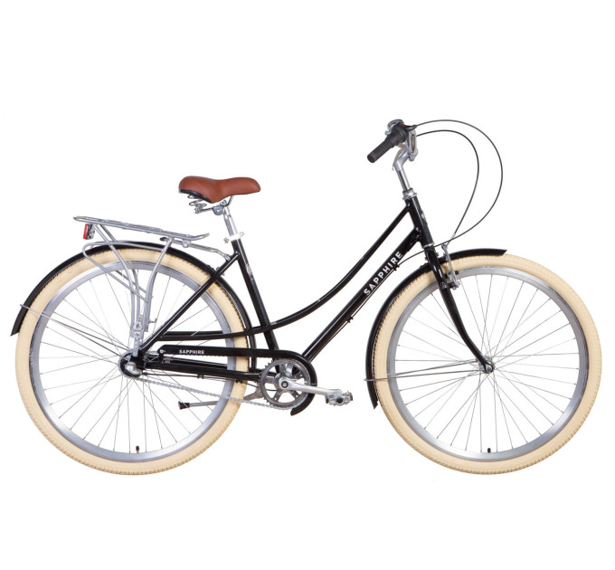 Велосипед 28" Dorozhnik SAPPHIRE планет. 2021 (чорний)