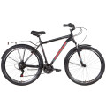 Велосипед ST 28" Formula MAGNUM AM Vbr с багажником зад St, с крылом St 2022 (черно-красный)