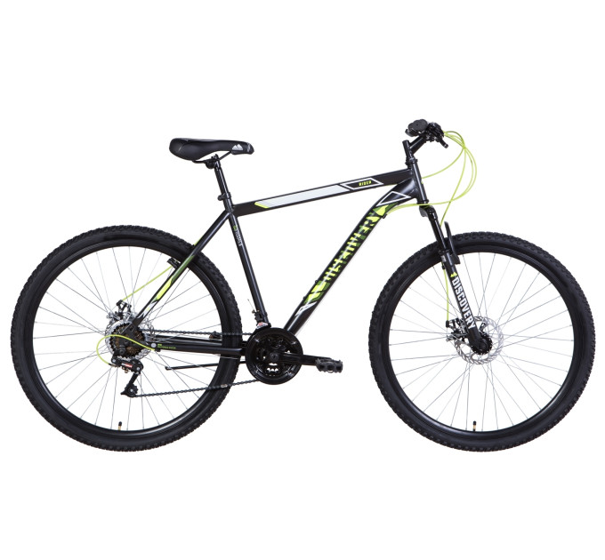 Велосипед 29" Discovery RIDER DD 2021 (черно-желтый)