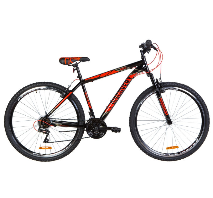 Велосипед 29" Discovery RIDER 2020 (черно-красный)