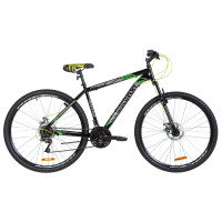 Велосипед 29" Discovery RIDER DD 2020 (черно-серый с зеленым)