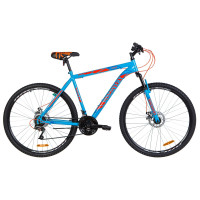 Велосипед 29" Discovery RIDER DD 2020 (сине-оранжевый )