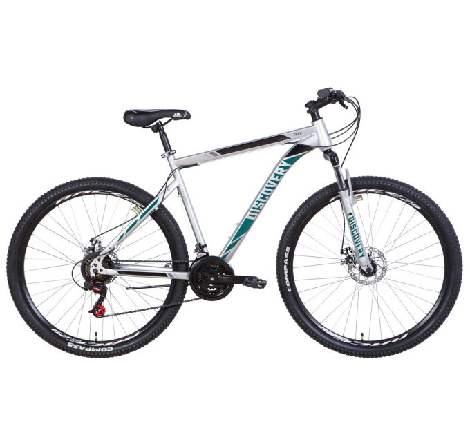 Велосипед 29" Discovery TREK DD 2021 (малахітовий)