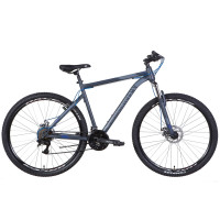 Велосипед ST 29" Discovery TREK AM DD 2022 (темно-серый с синим)