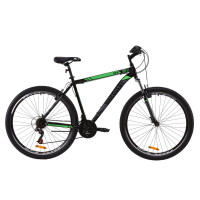 Велосипед 29" Discovery TREK 2020 (черно-зеленый с серым)