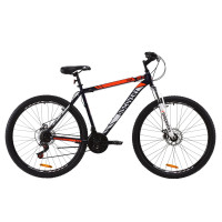 Велосипед 29" Discovery TREK DD 2020 (сине-оранжевый )