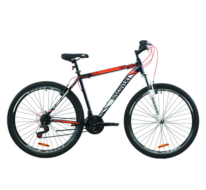 Велосипед 29" Discovery TREK 2020 (сине-оранжевый )