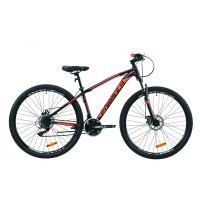 Велосипед 29" Formula DRAGONFLY 2020 (чорно-червоний з помаранчевим)