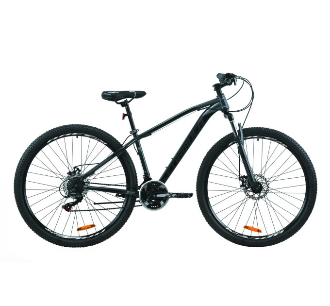 Велосипед 29" Formula DRAGONFLY 2020 (серый с черным)