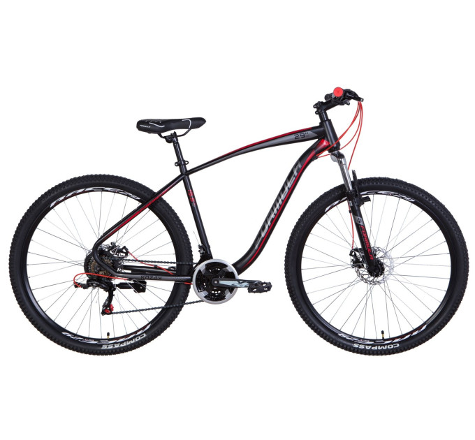 Велосипед 29" Formula KOZAK 2021 (черно-красный)