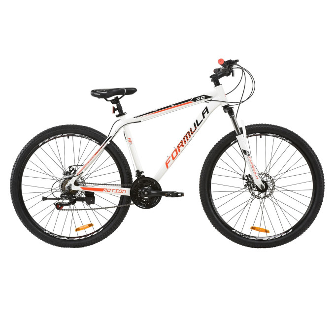Велосипед 29" Formula MOTION DD 2020 (бело-черно-красный)