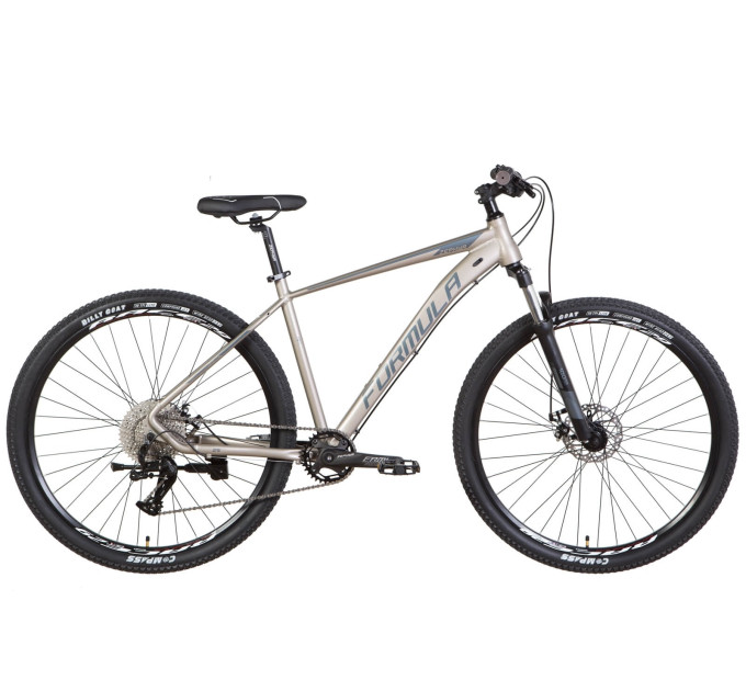 Велосипед AL 29" Formula ZEPHYR 1.0 AM DD 2022 (сріблястий з сірим)