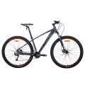Велосипед 29" Leon TN-70 2021 (графітовий з чорним та помаранчевим)