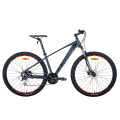 Велосипед 29" Leon TN-80 2021 (графітовий з чорним та помаранчевим)