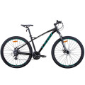 Велосипед 29" Leon TN-90 2021 (черно-бирюзовый )