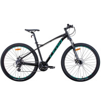 Велосипед 29" Leon TN-90 2021 (чорно-білий з сірим)