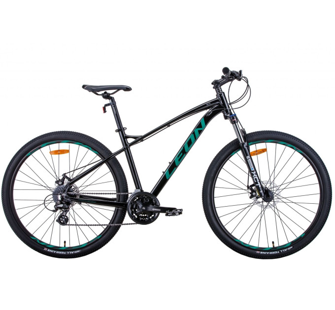 Велосипед 29" Leon TN-90 2021 (черно-бирюзовый )