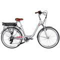 Велосипед с электроприводом 26" ST Dorozhnik eLUX Vbr FR рама-17" 36B 13А*ч 500Вт серебристый 2026