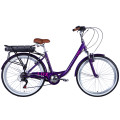 Велосипед с электроприводом 26" ST Dorozhnik eLUX Vbr FR рама-17" 36B 13А*ч 500Вт сливовый (матовый) 2026