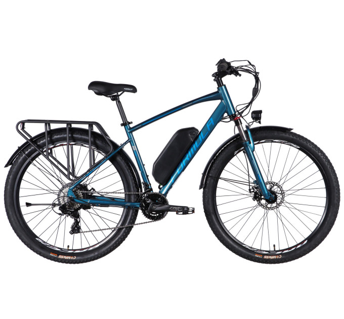 Велосипед с электроприводом 29" AL Formula eCURSOR MAN DD CS рама-19" 48B 13А*ч 500Вт темно-синий 2026