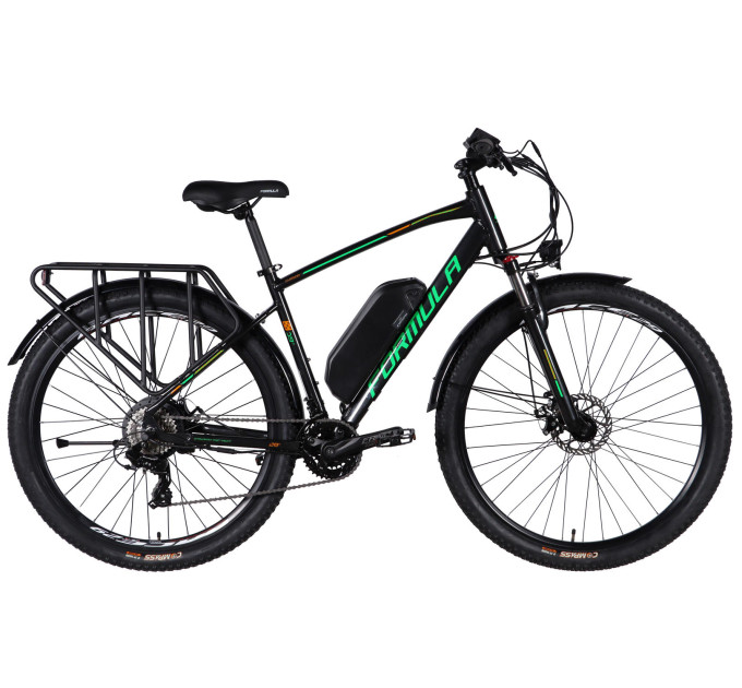 Велосипед с электроприводом 29" AL Formula eCURSOR MAN DD CS рама-19" 48B 13А*ч 500Вт черно-зеленый 2026