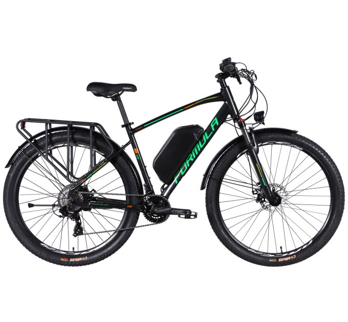 Велосипед с электроприводом 29" AL Formula eCURSOR MAN DD CS рама-19" 48B 17.5А*ч 500Вт черно-зеленый 2026