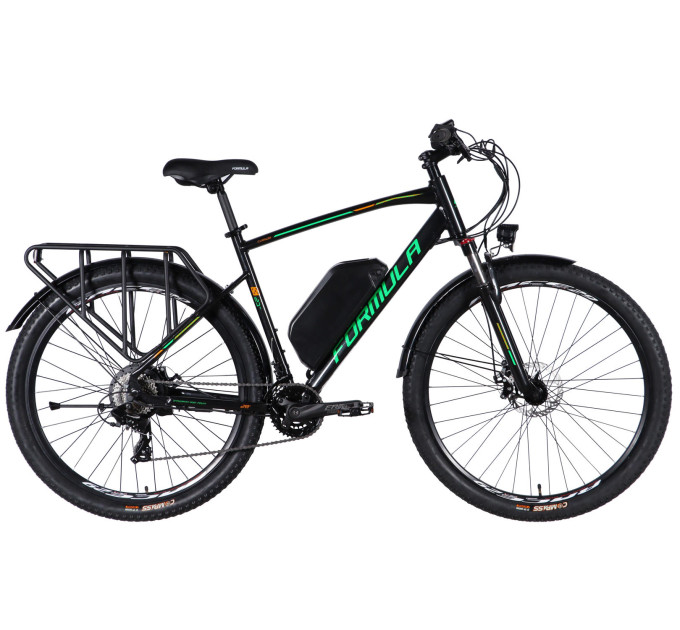 Велосипед з електроприводом 29" AL Formula eCURSOR MAN DD CS рама-21" 48B 17.5А*г 500Вт чорно-зелений 2026