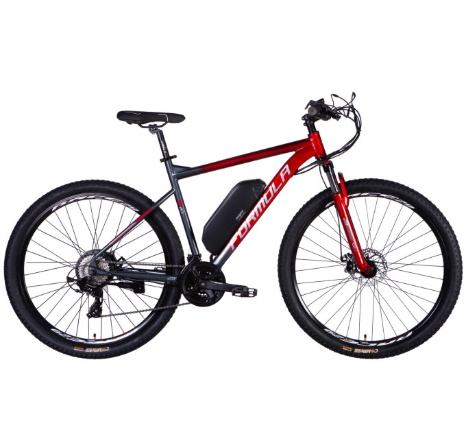 Велосипед с электроприводом 29" AL Formula eF-1 DD CS рама-21" 48B 12.5А*ч 500Вт красно-серебристый 2026